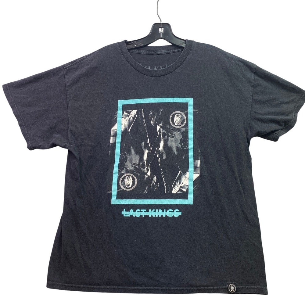 Last Kings Shirt Mens Extra Large Egyptian Spell Out King Tut Streetwear
